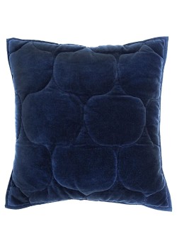Чехол на подушку «Хвойное утро», квадратный, темно-синий