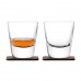 Набор стаканов Arran Whisky с деревянными подставками