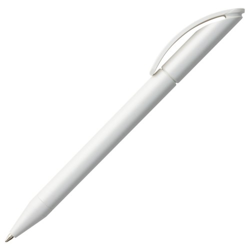 Ручка шариковая Prodir DS3 TVV, белый металлик