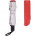 Зонт складной Silvermist, красный с серебристым