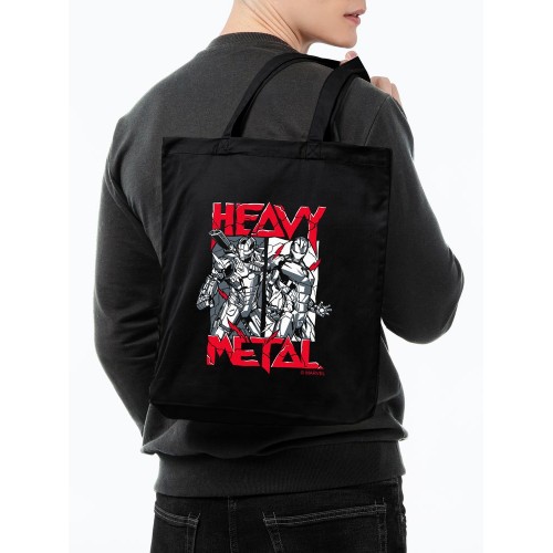 Холщовая сумка Heavy Metal, черная