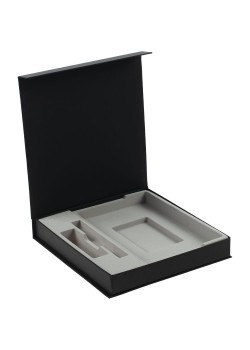 Коробка Arbor под ежедневник, аккумулятор и ручку, черная