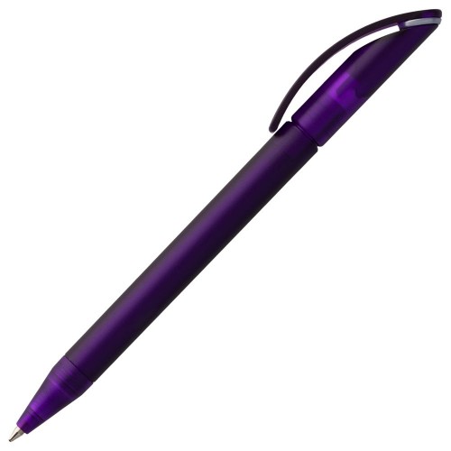 Ручка шариковая Prodir DS3 TFF Ring, фиолетовая с серым