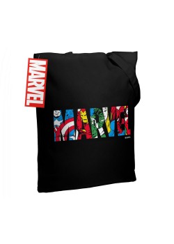 Холщовая сумка Marvel Avengers, черная