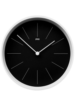 Часы настенные Neo, черные с белым