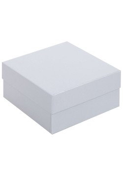 Коробка Satin, малая, серебристая