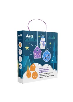 Набор для творчества Winter's Tale: мишка, домик, часы