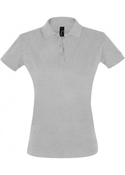 Рубашка поло женская PERFECT WOMEN 180 серый меланж