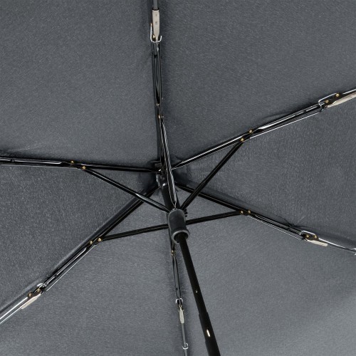 Зонт складной Mini Hit Flach, серый