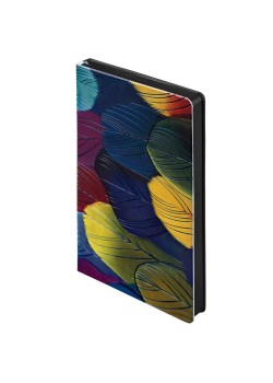 Ежедневник Butterfly Peacock, черный, недатированный