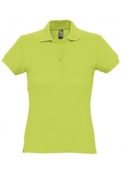 Рубашка поло женская PASSION 170, зеленое яблоко