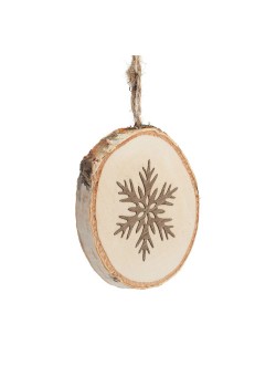 Подвеска Logger, малая, со снежинкой