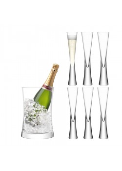 Набор для шампанского Moya, прозрачный