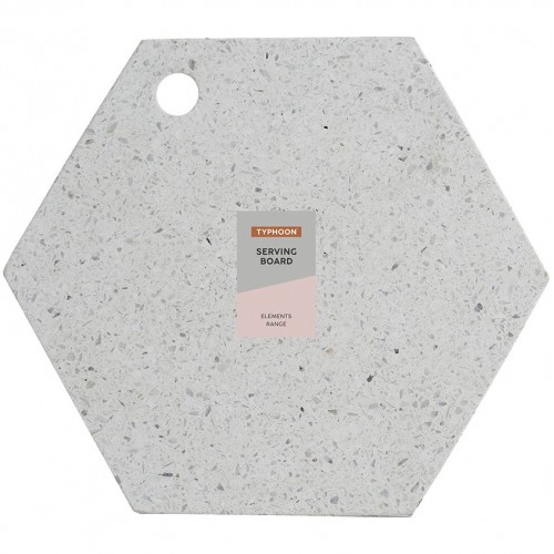 Доска сервировочная Elements Hexagonal, камень