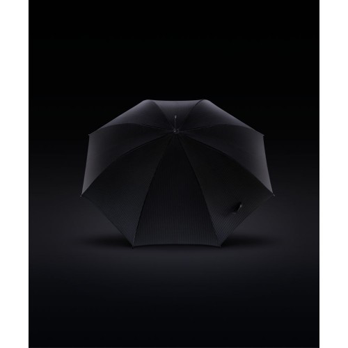 Зонт-трость с фактурной тканью Ricardo, черный