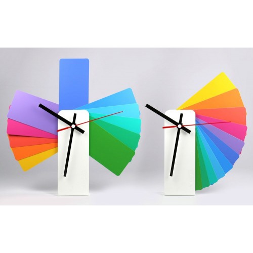 Часы настенные Transformer Clock. White & Multicolor