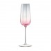 Набор бокалов для шампанского Dusk, розовый с серым