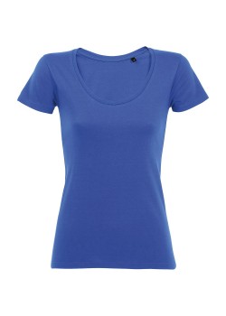 Футболка женская METROPOLITAN, ярко-синяя