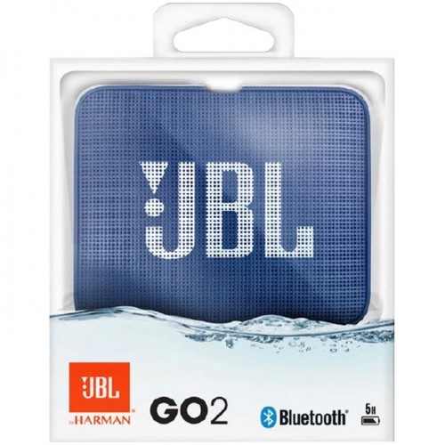 Беспроводная колонка JBL GO 2, синяя