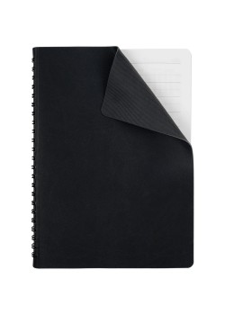 Ежедневник Twill, недатированный, черный