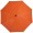 Зонт-трость Magic с проявляющимся цветочным рисунком, оранжевый