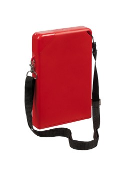 Бутылка для воды Flatbed, красная