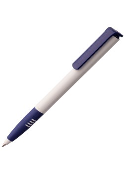 Ручка шариковая Senator Super Soft, белая с синим