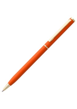 Ручка шариковая Hotel Gold, ver.2, матовая оранжевая