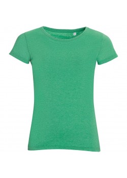 Футболка женская MIXED WOMEN, зеленый меланж