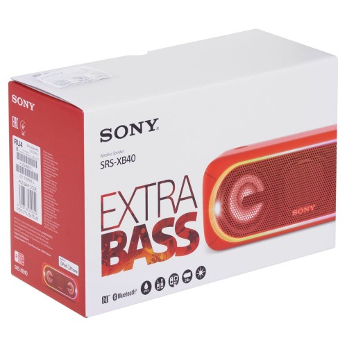 Беспроводная колонка Sony SRS-40, красная