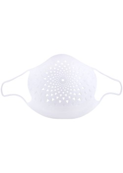 Многоразовая маска с прополисом PropMask, силиконовая, белая