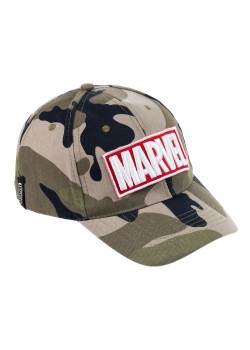 Бейсболка с вышивкой Marvel, камуфляж
