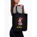 Холщовая сумка «Минни Маус. Couture», черная