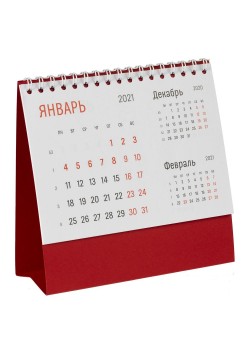Календарь настольный Nettuno, красный