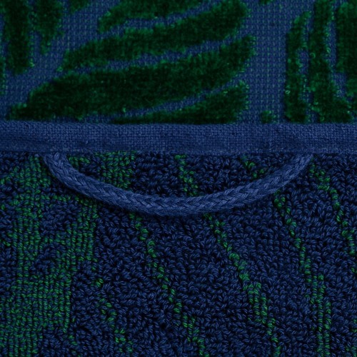 Полотенце In Leaf, малое, синее с зеленым