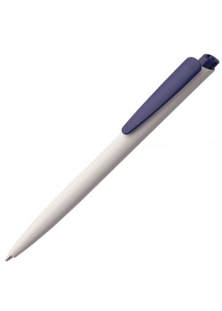 Ручка шариковая Senator Dart Polished, бело-синяя