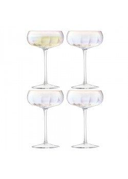 Набор бокалов для шампанского Pearl Saucer