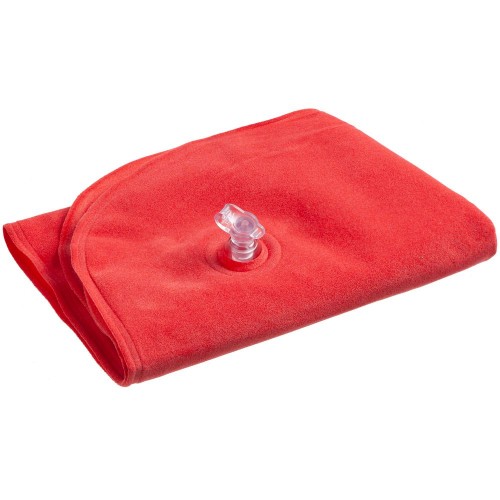 Надувная подушка под шею в чехле Mr. and Mrs. Mouse, красная