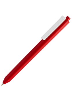 Ручка шариковая Pigra P03 Mat, красная с белым