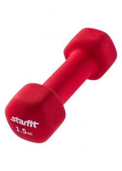 Гантель Atlas 1,5 кг, красная