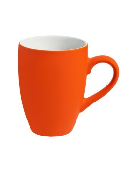 Кружка Best Morning c покрытием софт-тач, оранжевая