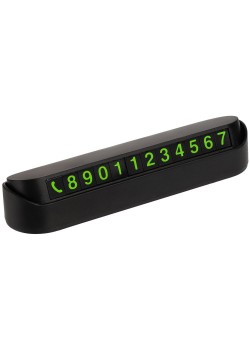 Парковочная визитка Litera, черная ver.2