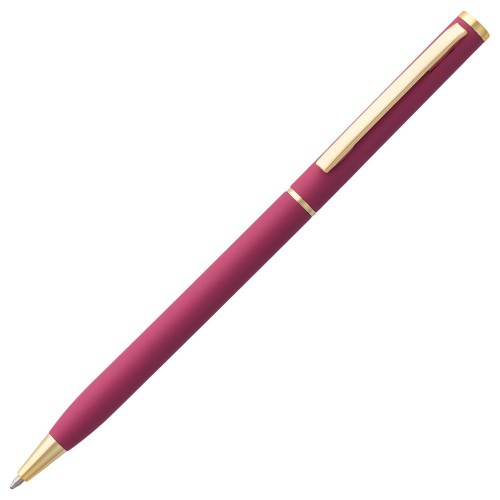 Блокнот Magnet Gold с ручкой, черно-розовый