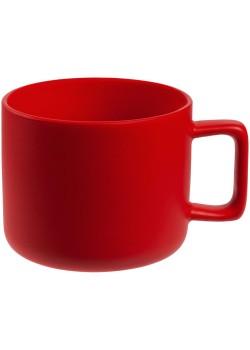 Чашка Jumbo, матовая, красная