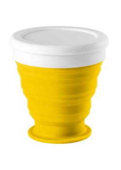 Складной стакан Astrada, желтый