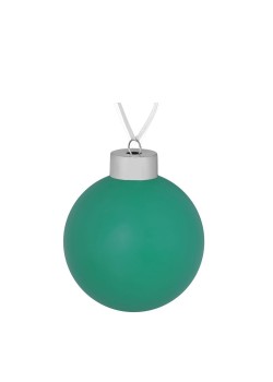 Елочный шар Color, 8 см, зеленый