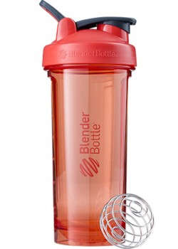 Спортивный шейкер Pro28 Full Color, красный (коралловый)