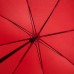 Зонт-трость с цветными спицами Bespoke, красный