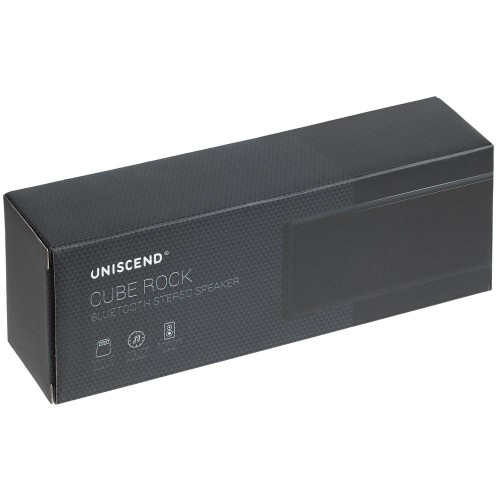 Беспроводная стереоколонка Uniscend Cube Rock, темно-серая