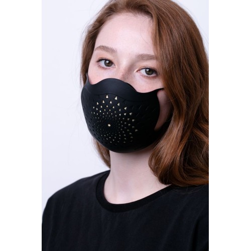 Многоразовая маска с прополисом PropMask, силиконовая, белая